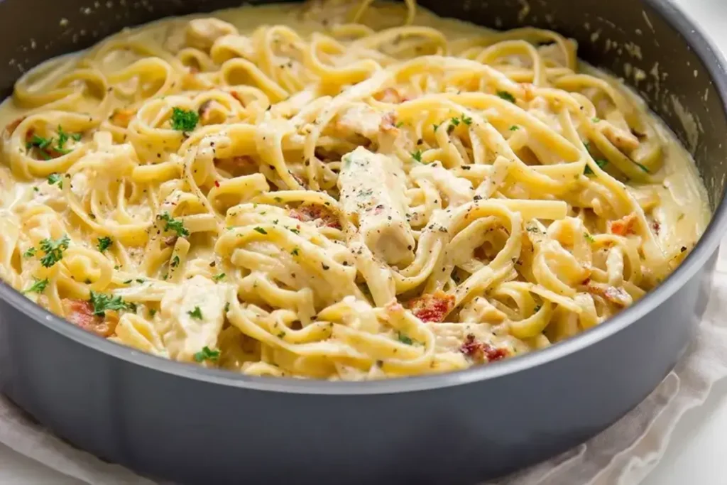 Creamy Garlic Chicken Pasta Recipe