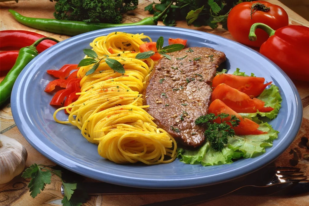 Beef Steak Spaghetti