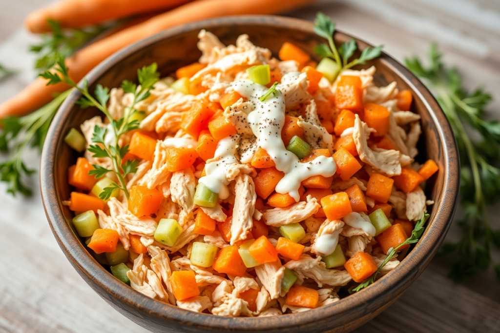 Chicken Salad with Carrots