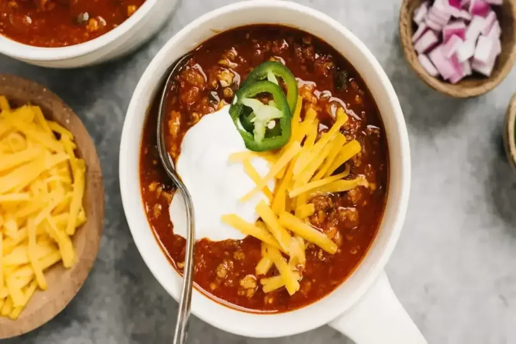 brisket slow cooker chili