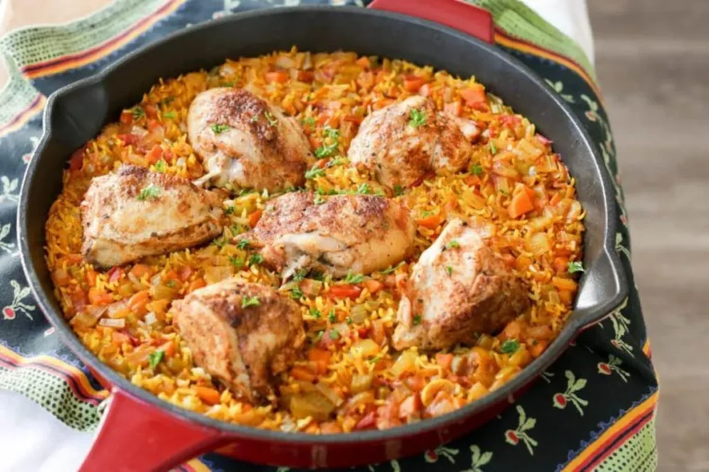 chicken and yellow rice recipe